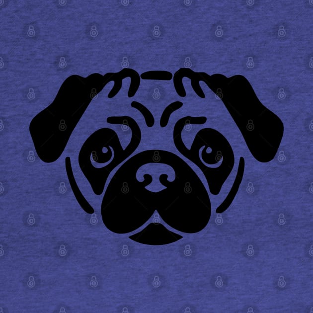 Pug face by Azul